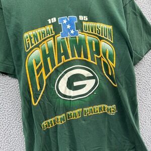 Vintage Green Bay Packers Shirt Mens Large Salem Sportswear Single Stitch